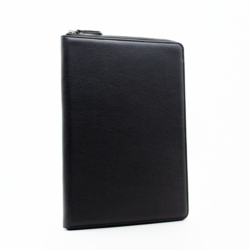 Document holder with zip