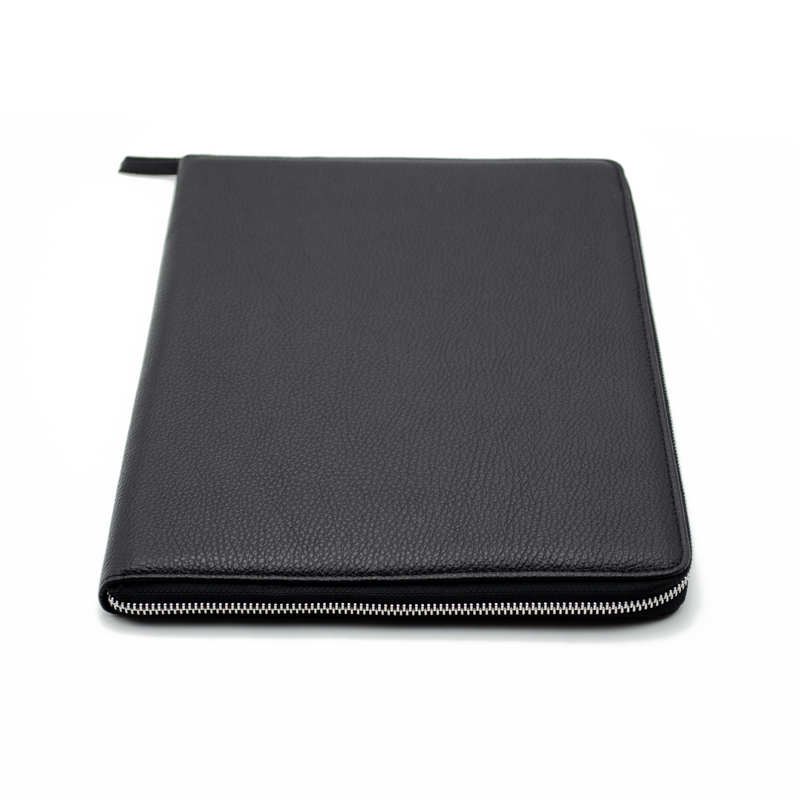 Document holder with zip